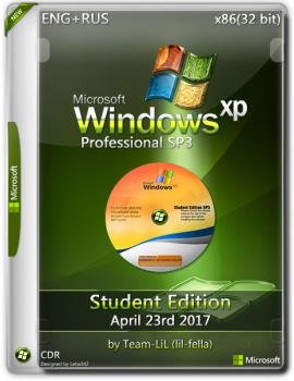 Windows XP Pro SP3 x86 Student Edition April 23rd 2017