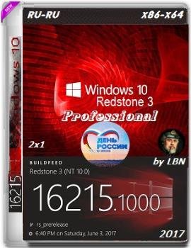 Windows 10 Pro 16215.1000 rs3 x86-x64 RU-RU 2x1