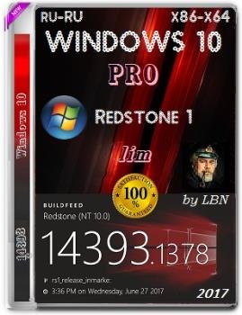 Windows 10 Pro 14393.1378 rs1 x86-x64 RU-RU LIM