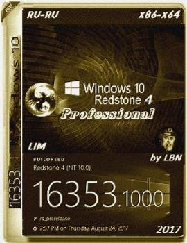 Windows 10 Pro 16353.1000 rs4 prerelease x86-x64 RU-RU LIM