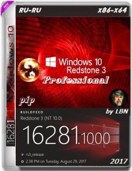 Windows 10 Pro 16281.1000 rs3 release x86-x64 RU-RU PIP