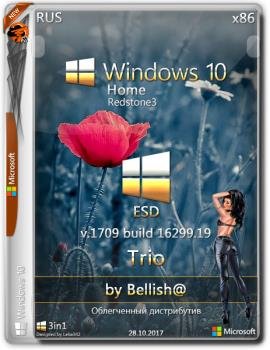 Windows 10 Home « Trio » Esd NT (16299.19) Bellish@ (x86) (Rus) [29/10/2017]