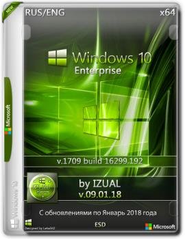 Windows 10 Enter 1709 With Update (16299.192) x64 by IZUAL