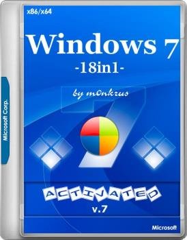 Windows 7 SP1 RUS-ENG x86-x64 -18in1- Activated v7 (AIO)
