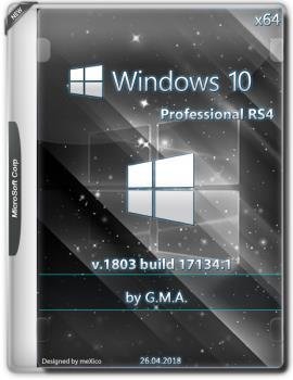 Windows 10 PRO RS4 x64 RUS G.M.A. v.26.04.18