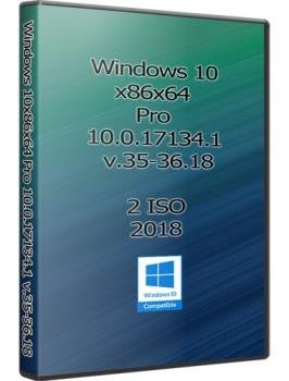 Windows 10x86x64 Pro 10.0.17134.1 (Uralsoft)