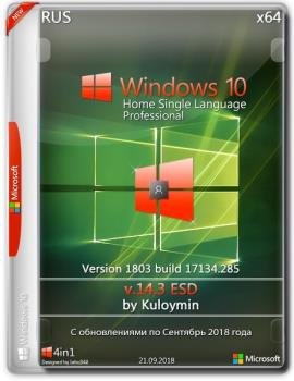 Windows 10 HSL/Pro 1803 x64 by kuloymin v14.3 (esd)