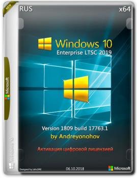Windows 10 Корпоративная LTSC 2019 17763.1 Version 1809 by Andreyonohov 2DVD
