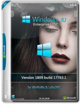 Windows 10 Enterprise LTSC x64 1809 by WinRoNe & Leha342 (x64) (2018)
