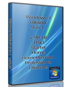 Windows 7x86x64 9in1 Update by Uralsoft