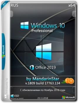 Windows 10 Pro (1809) X64 + Office 2019 by MandarinStar (esd)