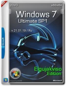 Windows 7  SP1 (x86/x64) Elgujakviso Edition (v.21.01.19)