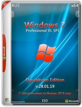 Windows 7  SP1 VL (x64) Elgujakviso Edition v.28.01.19