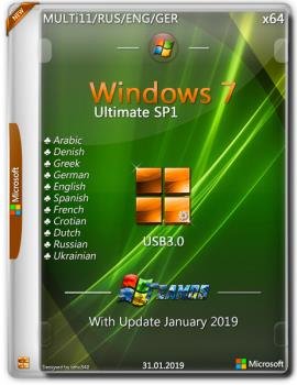 Windows 7 Ultimate SP1 x64 USB3.0 Jan2019 by TEAM OS