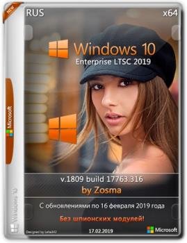 Windows 10 Enterprise LTSC by Zosma (x64) (16.02.2019)  