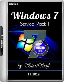 Windows 7 SP1 x86 x64 DVD-USB Release by StartSoft 10-11 2019