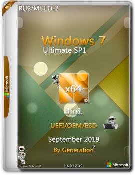 Windows 7 Максимальная SP1 x64 OEM ESD Sep 2019 by Generation2