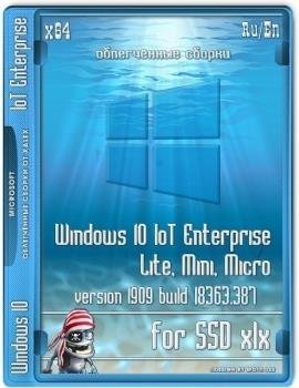 Windows 10 IoT Enterprise Lite, mini, micro 1909 (18363.387) for SSD xlx (x64)