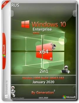 Windows 10  v.1909.18363.592 Jan2020 by Generation2 64bit