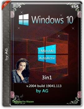 Windows 10 3in1 с нужными программами by AG 03.2020 [19041.113]