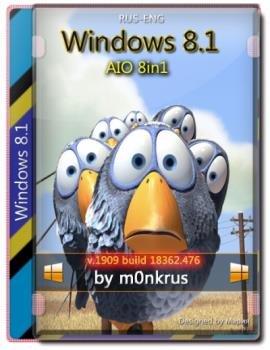 Windows Embedded 8.1 -8in1- SevenMod v2 (AIO) (x86-x64) by mOnkrus для слабых ПК