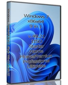 Windows 7 (9 in 1) Style Win11 v.49.21 by UralSOFT (x86/x64)