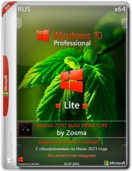 Windows 10 Pro x64 lite 21H2 build 19044.1149 by Zosma
