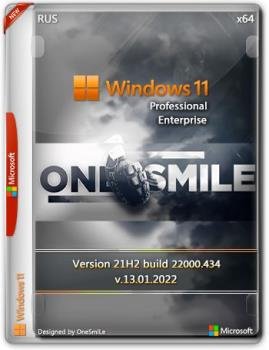 Windows 11 21H2 x64 Rus by OneSmiLe [22000.434]