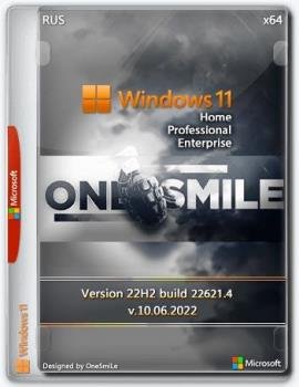 Windows 11 22H2 x64 Rus by OneSmiLe [22621.4]