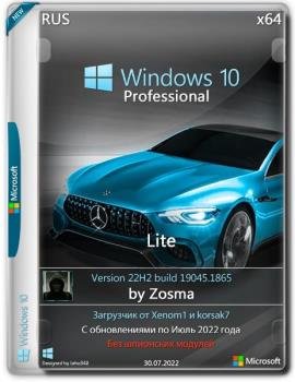 Windows 10 Pro x64 Lite 22H2 build 19045.1865 by Zosma