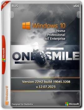 Windows 10 22H2 x64 Rus by OneSmiLe [19045.3208]