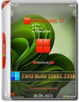 Windows 11 23H2 x64  by OneSmiLe 22631.2338