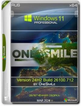 Windows 11 24H2 Pro x64  by OneSmiLe [26100.712]