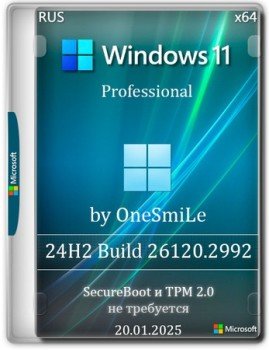 Windows 11 Pro  by OneSmiLe 24H2 build 26120.2992