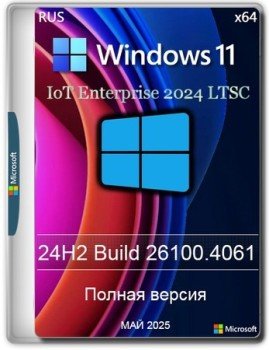 Windows 11 24H2 IoT LTSC Build 26100.4061  2025