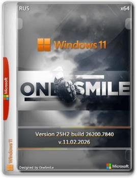 Windows 11 25H2 build 26200.7840 by OneSmiLe