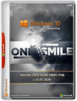 Windows 10 Pro 22H2 Build 19045.7548 x64 by OneSmiLe