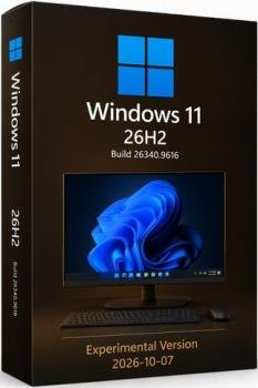 Windows 11 Pro 26H2 Build 26340.9616 �� 07.10.2026